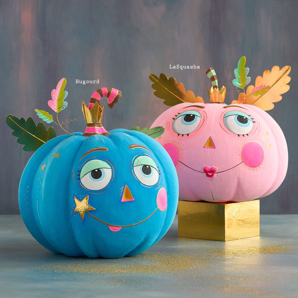 LaSquasha & Hugourd Pumpkin Pixie Displays - Glitterville Studios