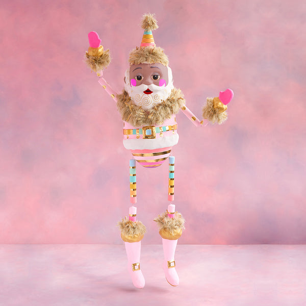 Rainbow Papa Noel Display - Glitterville Studios, LLC