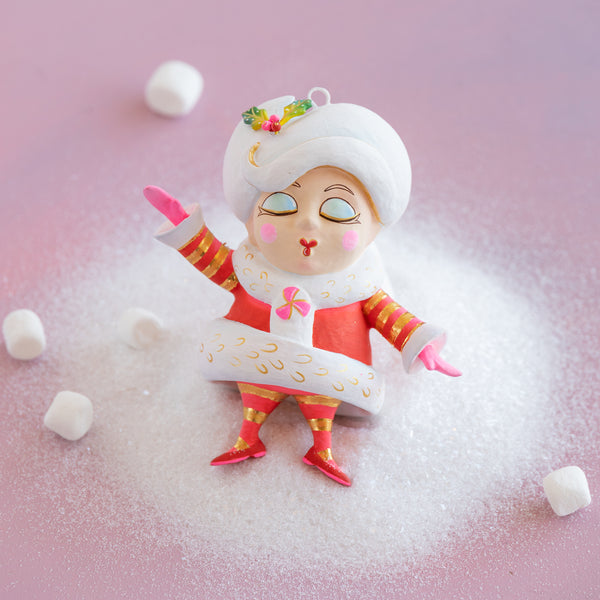 Mini Madame Noel Ornament - Glitterville Studios, LLC