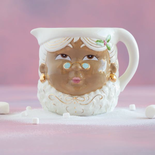 Mrs. Papa Noel Pitcher - Glitterville Studios, LLC Mrs. Papa Noel Pitcher - Glitterville Studios, LLC