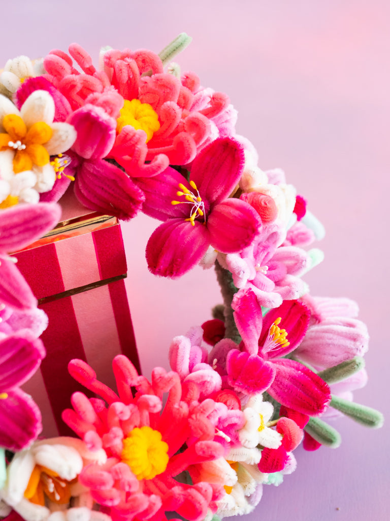Milliner's Meadow Flower Wreath