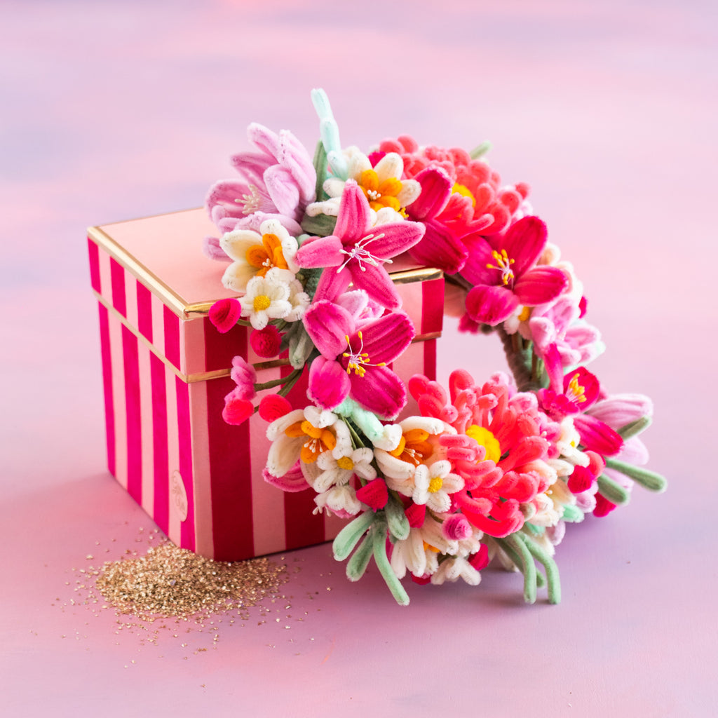 Milliner's Meadow Flower Wreath