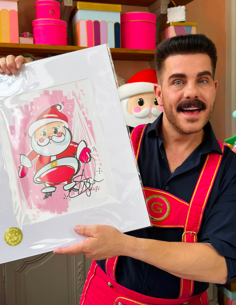 Baby Papa Noel Signed Print