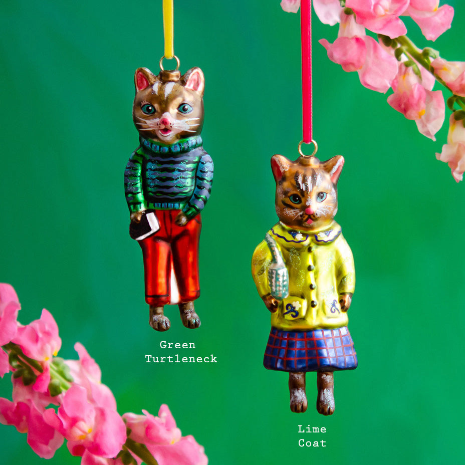Nathalie Lété Cat Couture Ornaments