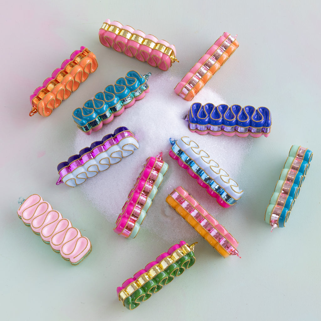 Ribbon Candy Ornament Set