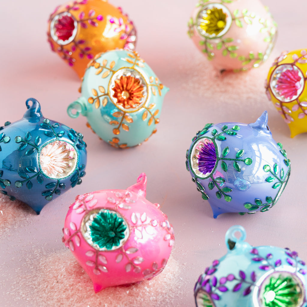 Jeweled Reflector Ornament
