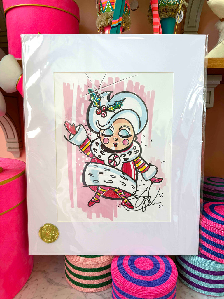 Mini Madame Signed Print