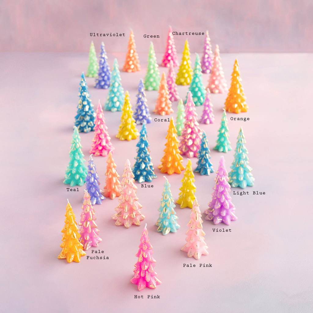 Rainbow Tree Candle Sets