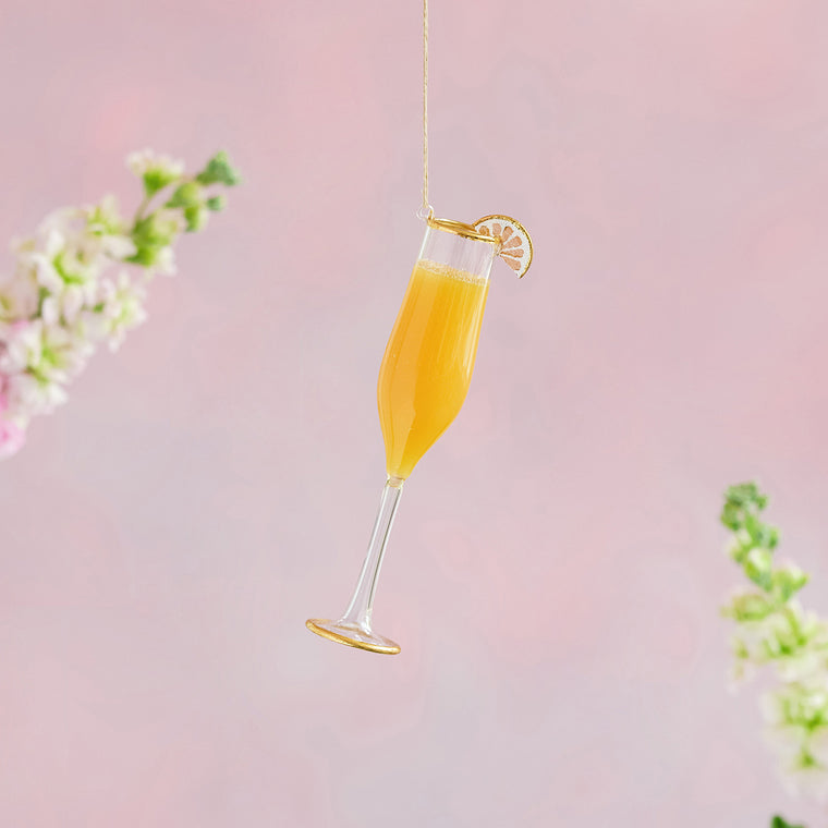 Mimosa Cocktail Ornament