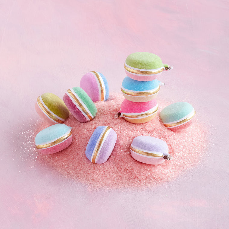 Half & Half Rainbow Macarons