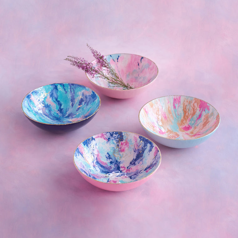 Aurora Borealis Serving Bowl