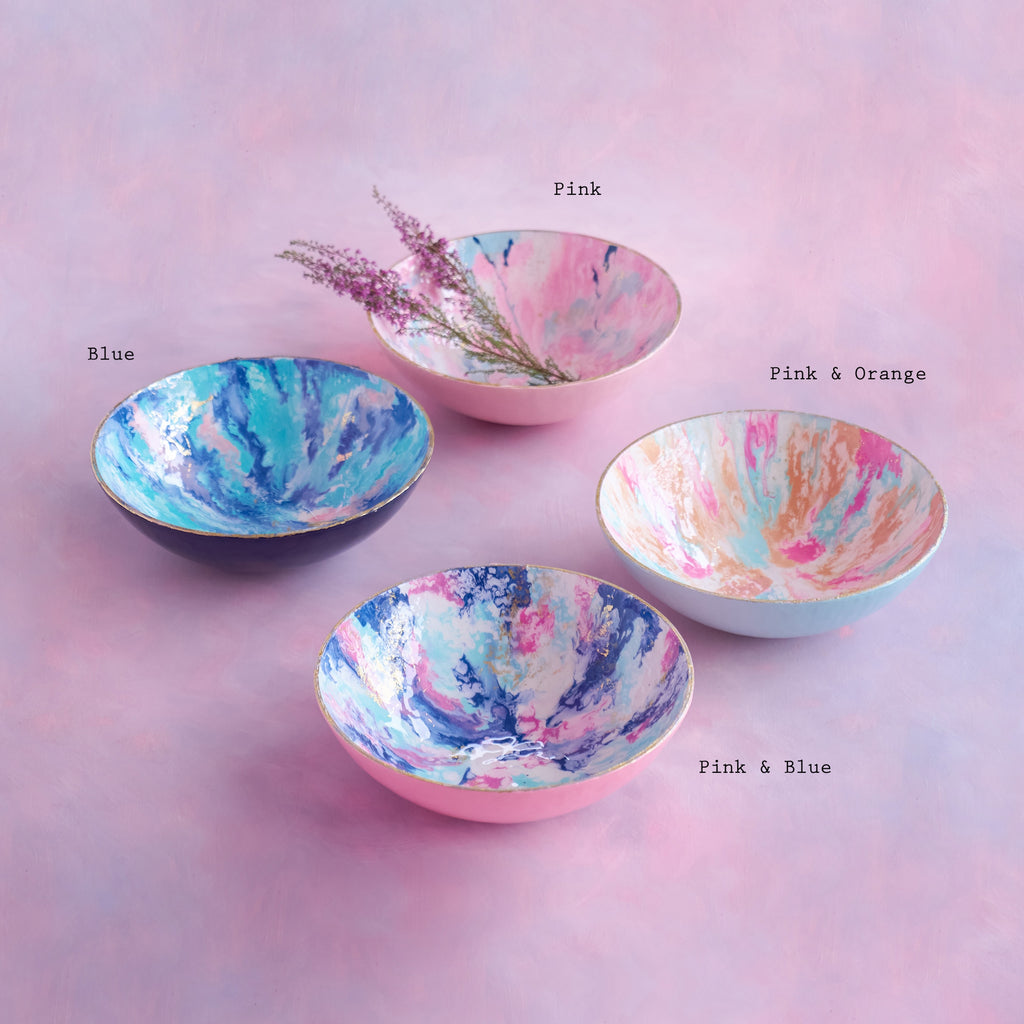 Aurora Borealis Serving Bowl