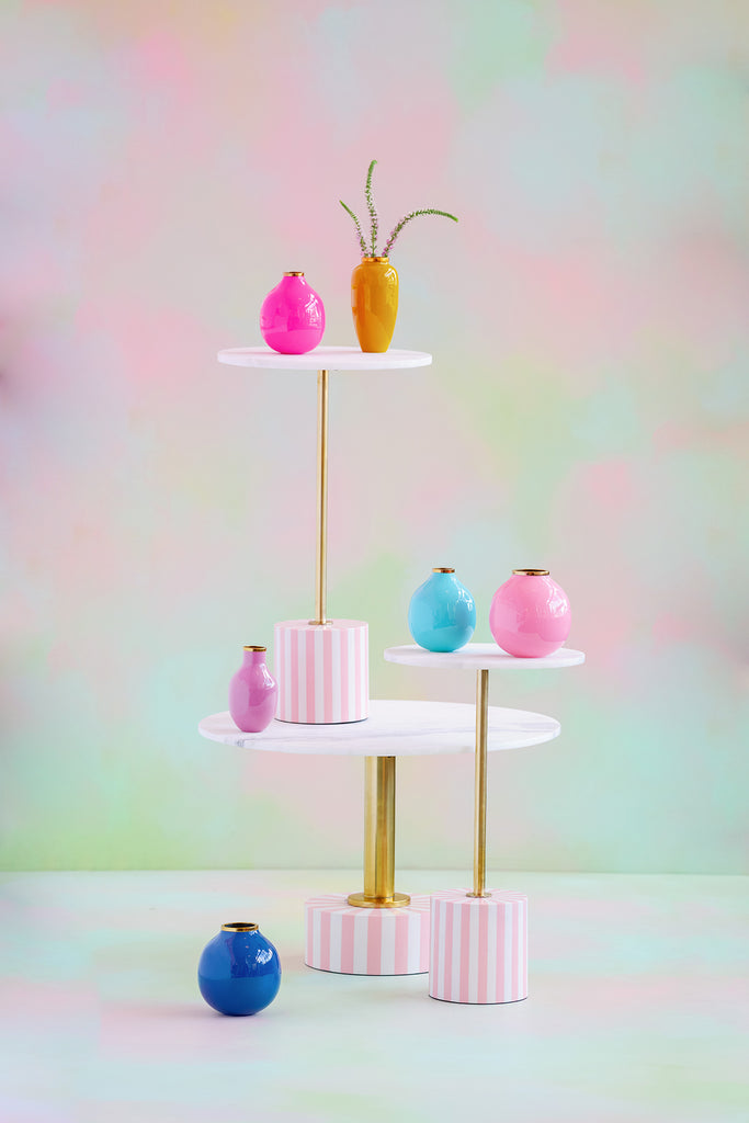 Small Pink & Marble Topsy Twirly Table