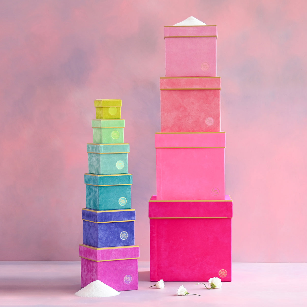 Patisserie Square Stacking Boxes - Glitterville Studios