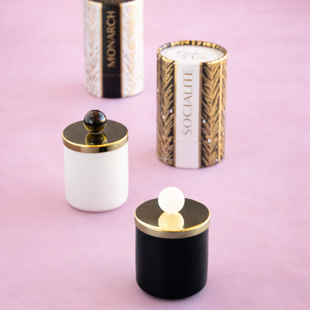 Candle Couturier, Demi Black & White Scented Candle