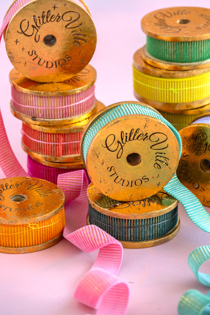 Frayed Velevet Spooled Ribbon, 2"