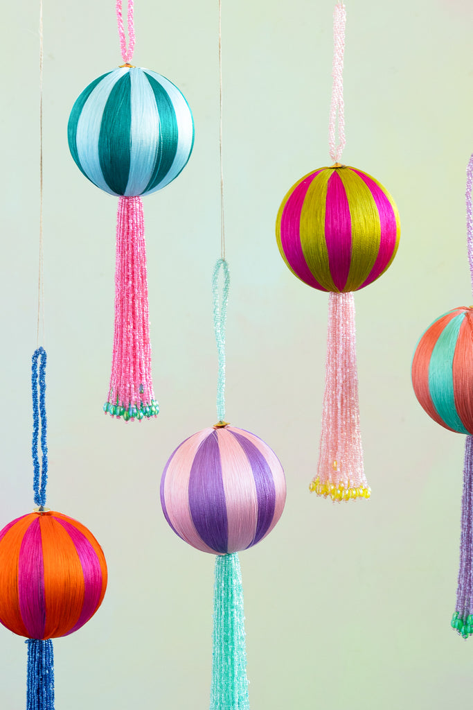 Twirl & Twinkle Tail Ball Ornament