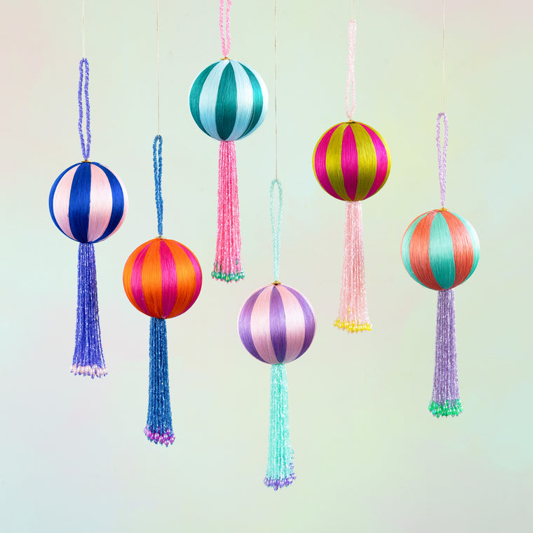 Twirl & Twinkle Tail Ball Ornament