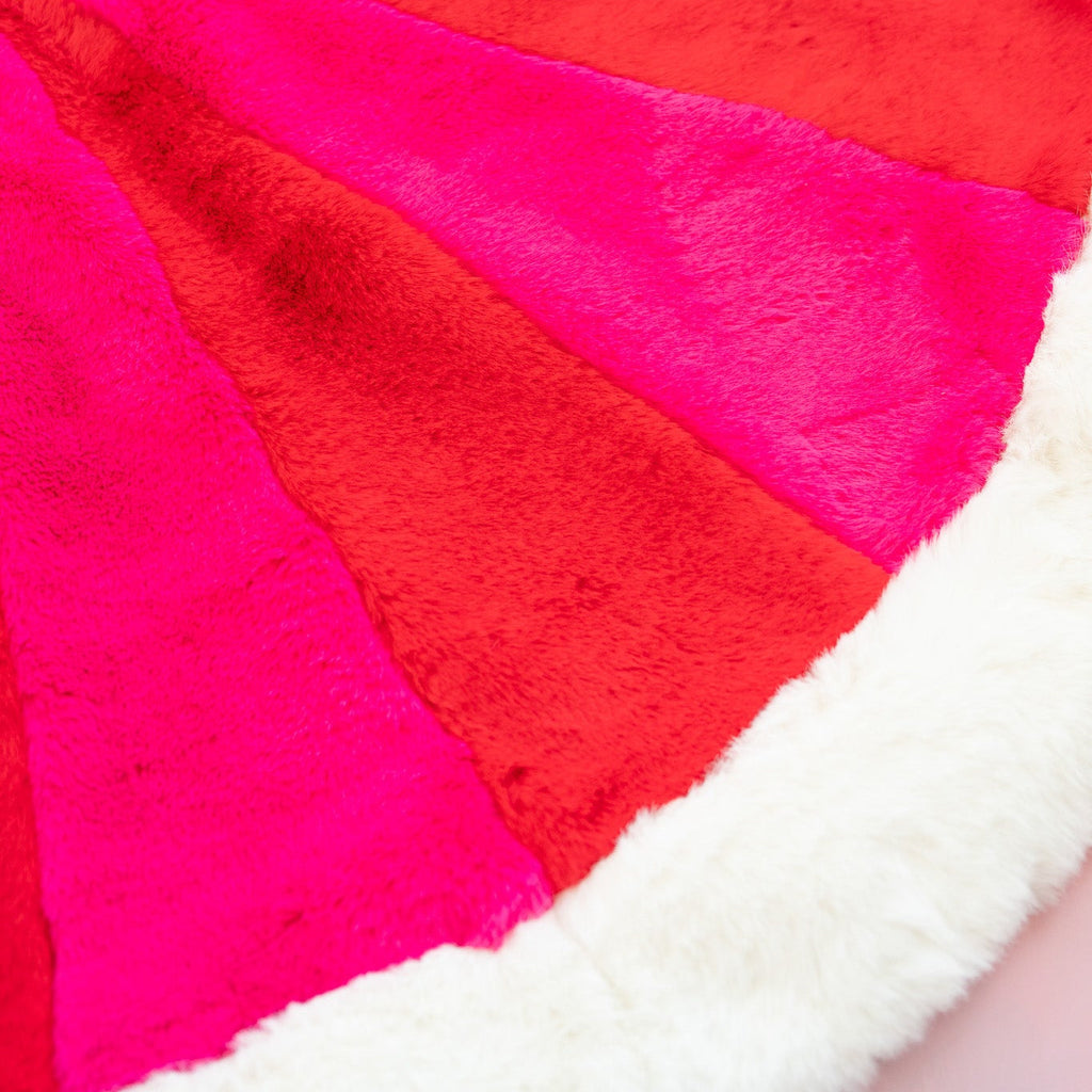 Rosy Posy Fur Tree Skirt