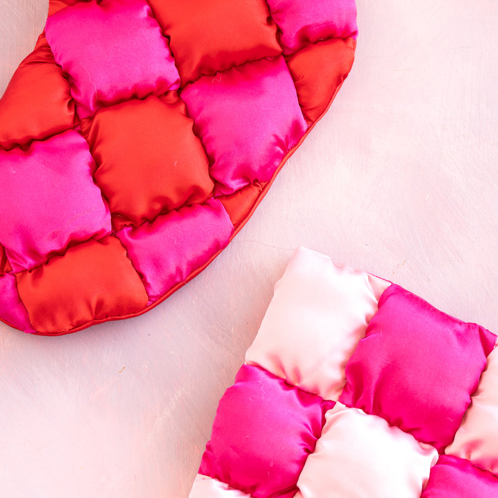 Puffy Checkerboard Stocking