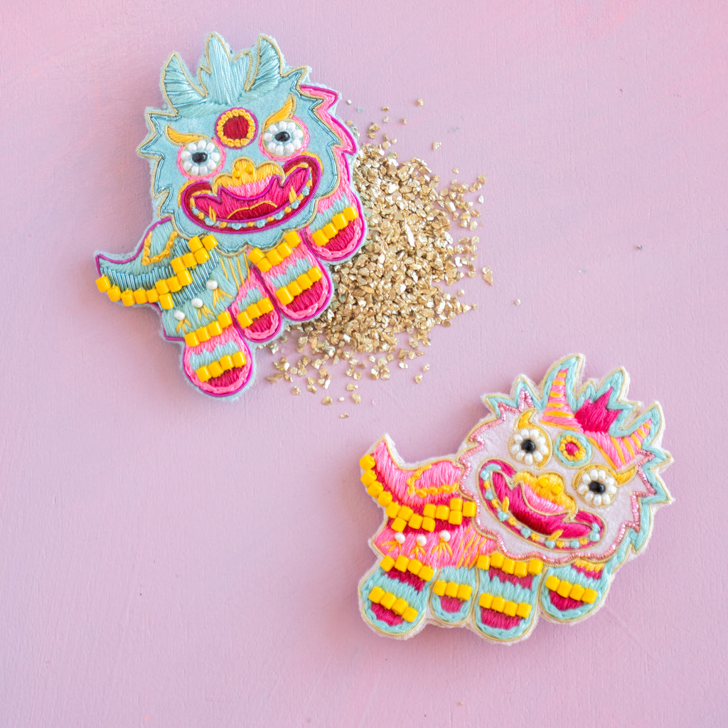 PreOrder - Loopsy the Dragon Brooch