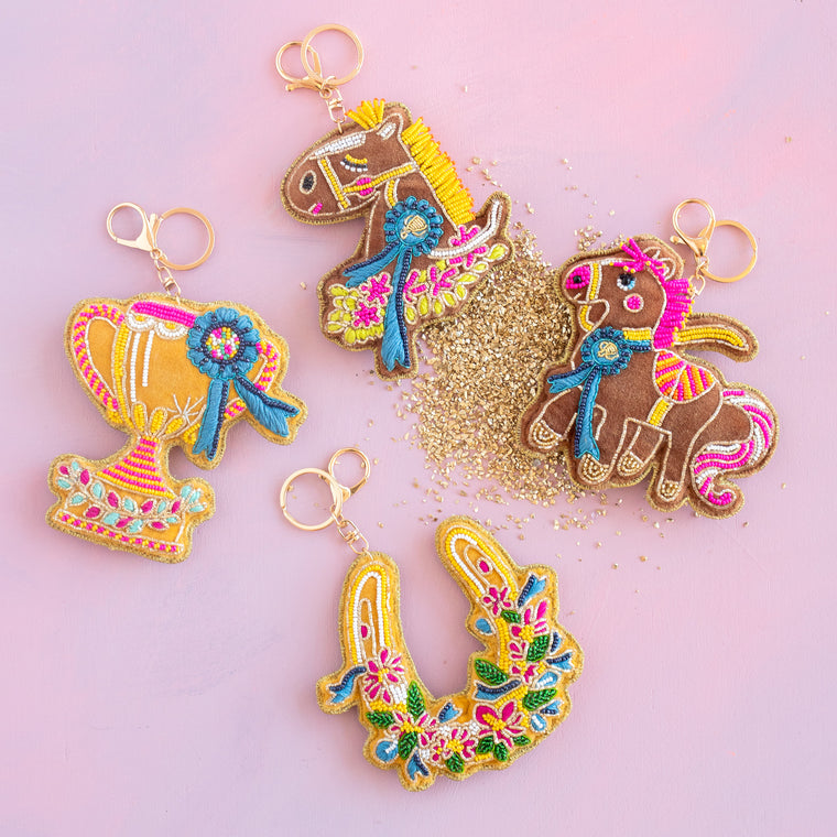 Glitter Gallop Stables Bag Charm