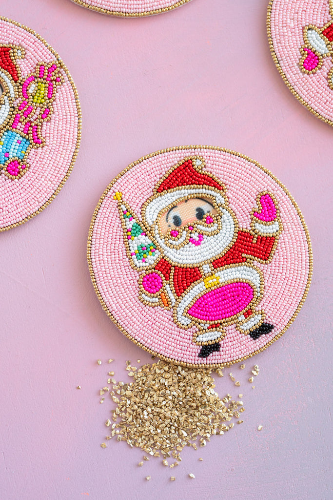 Baby Papa Noel Coaster Set