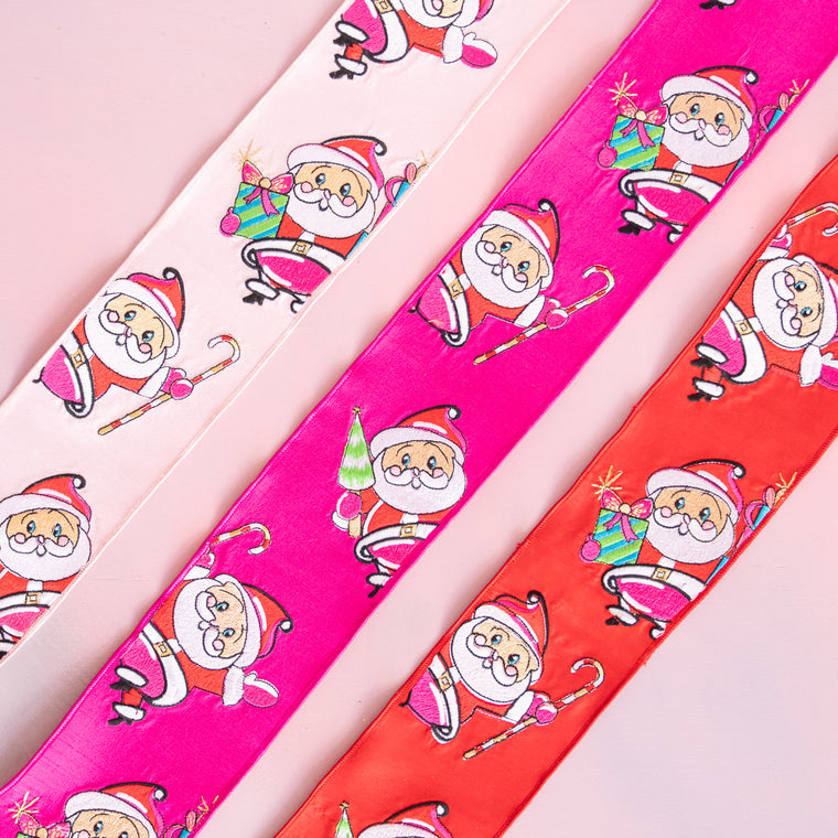 Baby Papa Noel Ribbon