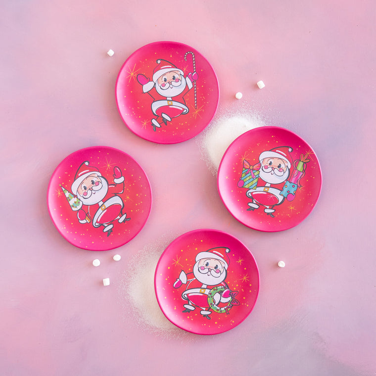 Baby Papa Noel Appetizer Plate Set