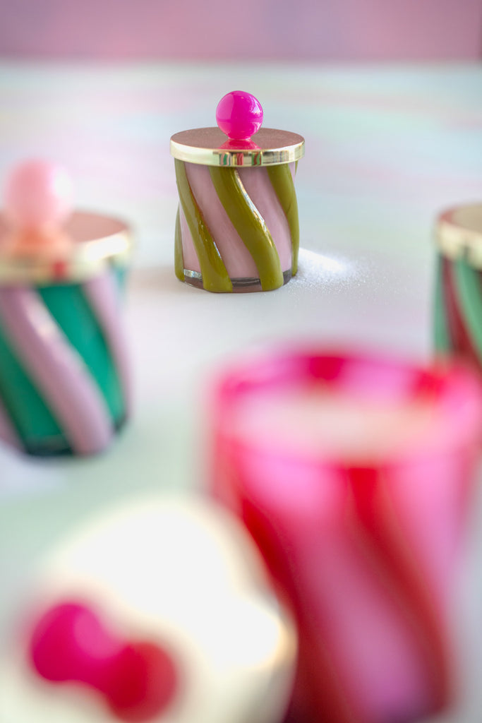 BALLerina Candle Couturier Holiday Swirl Candle