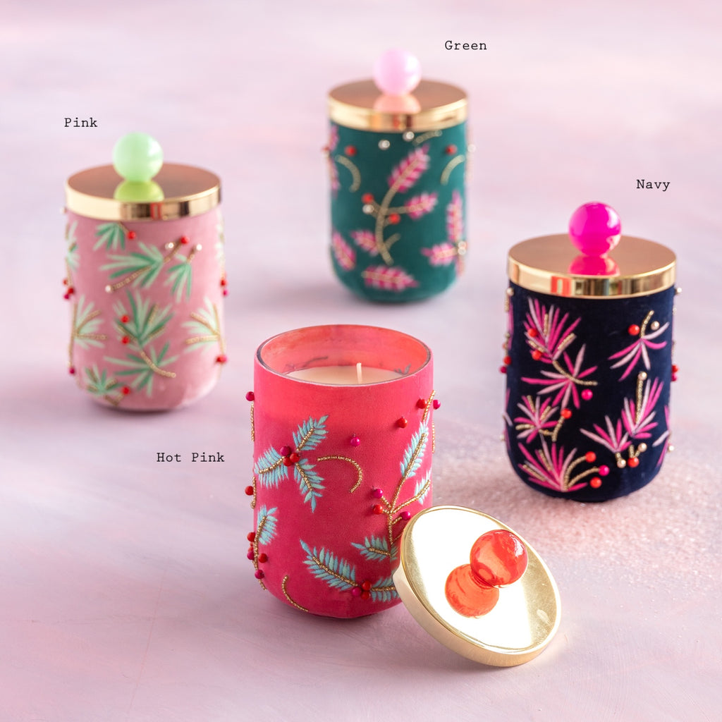 BALLerina Candle Couturier, Embroidered Botanicals