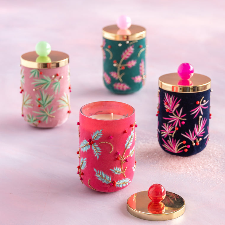 BALLerina Candle Couturier, Embroidered Botanicals