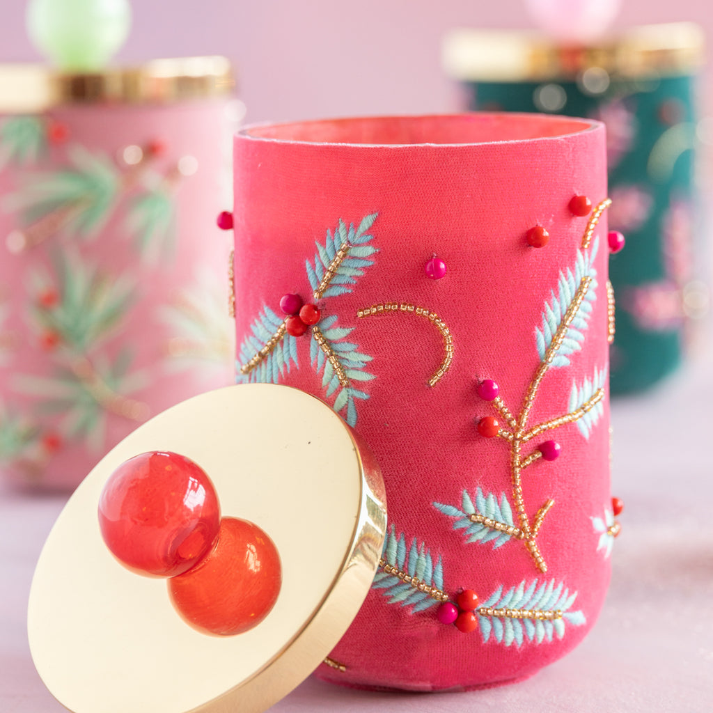 BALLerina Candle Couturier, Embroidered Botanicals