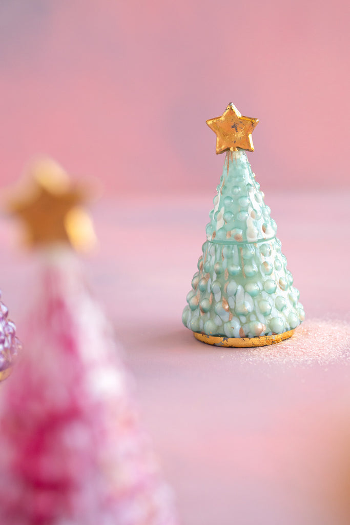 Candle Couturier Sparkle Star Lidded Tree Candle