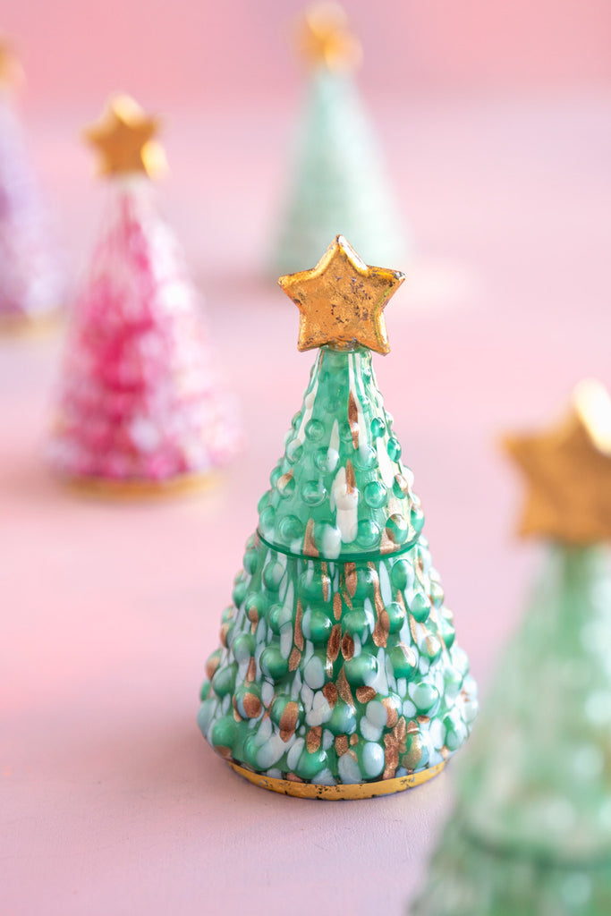 Candle Couturier Sparkle Star Lidded Tree Candle