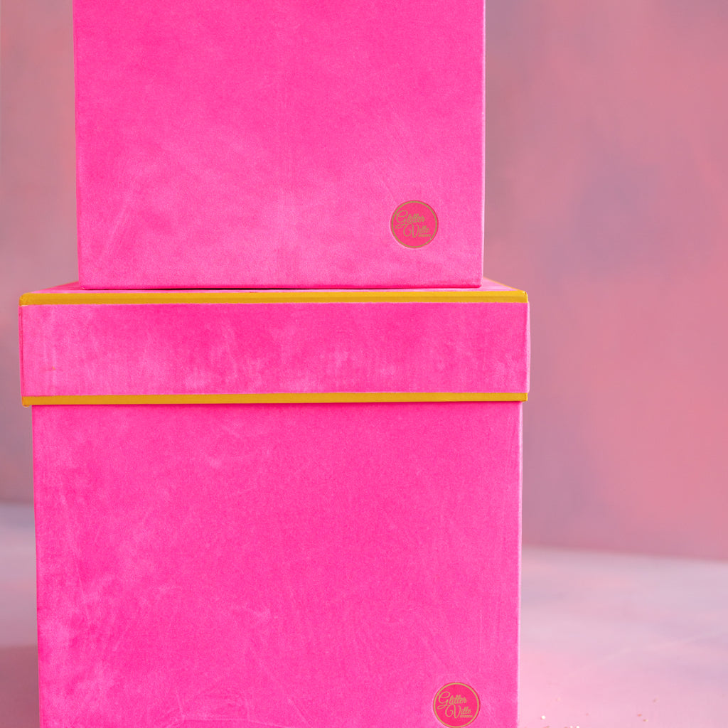 Patisserie Flocked Boxes, Set of 10