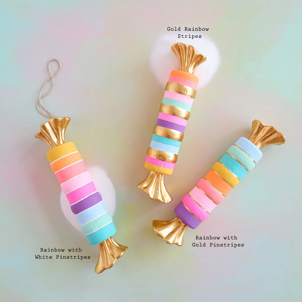 Rainbow Taffy Candy Display