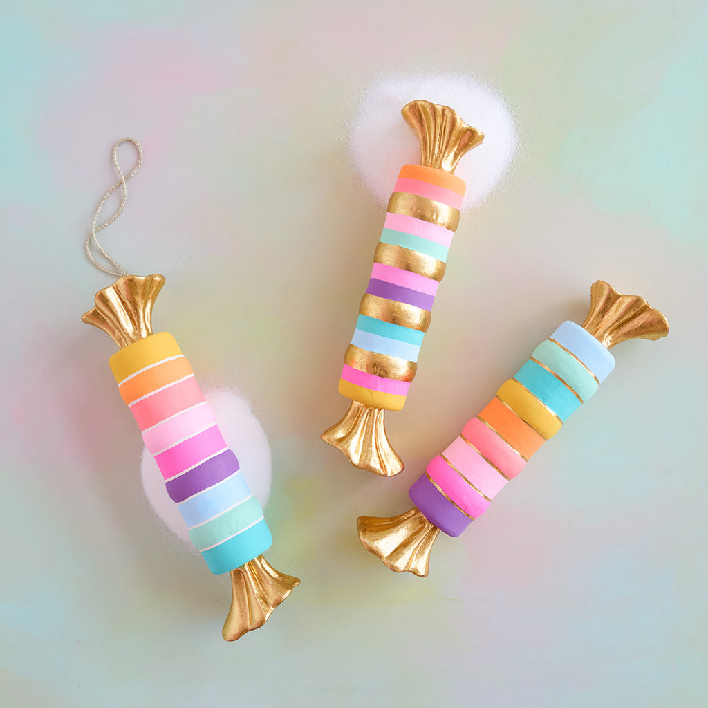 Rainbow Taffy Candy Display