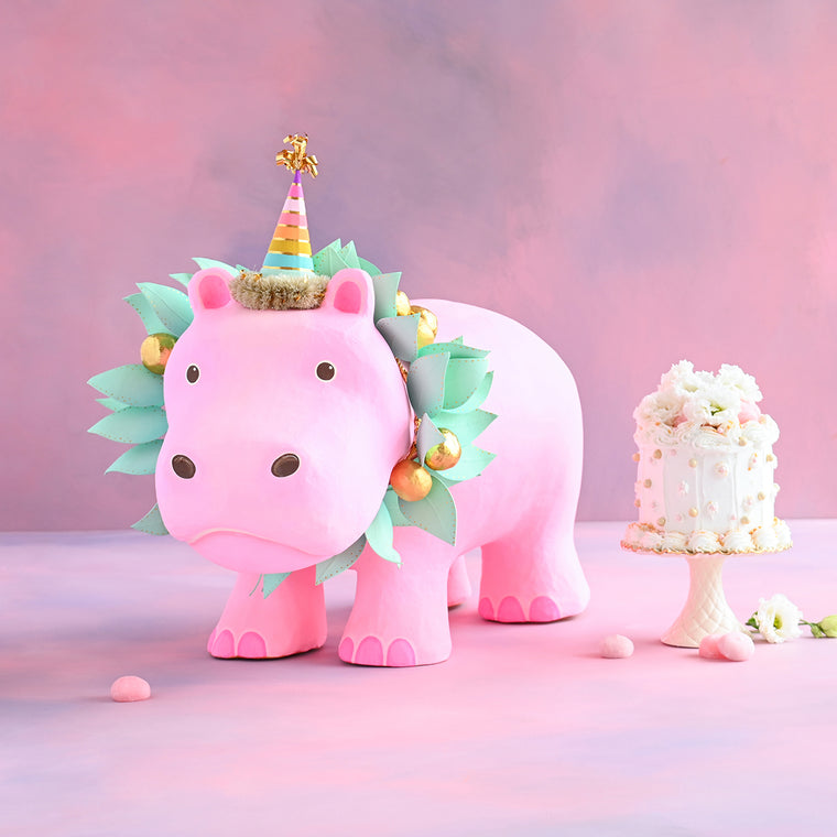 Pongo the Pink Hippo Display