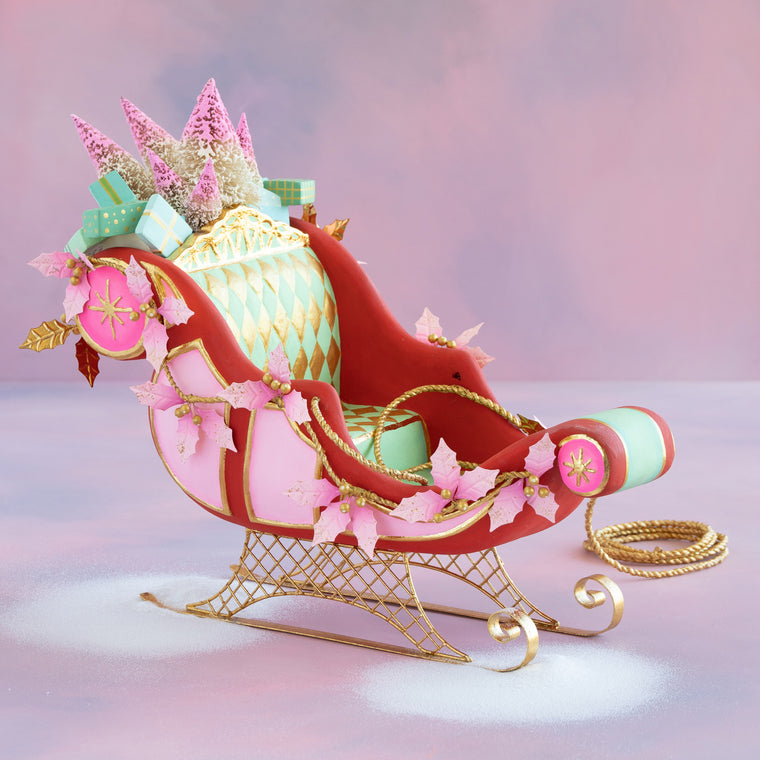 Parisian Sleigh, Red, Tabletop Edition