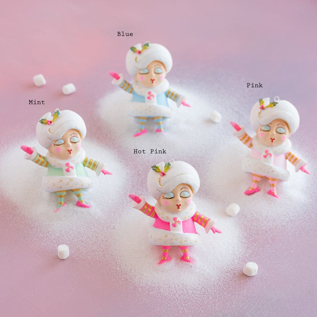 Rainbow Mini Madame Noel Ornament