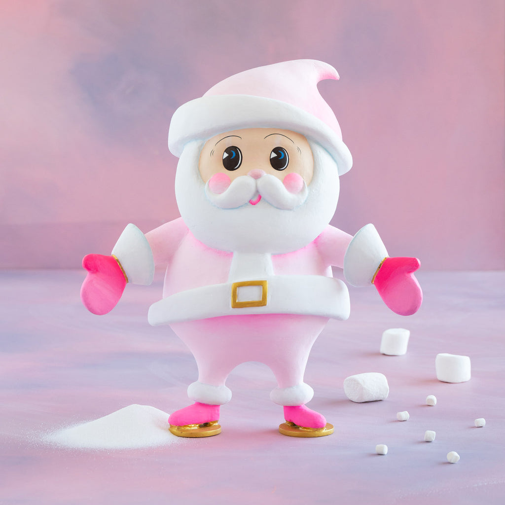 Baby Papa Noel Tabletop, Light Pink