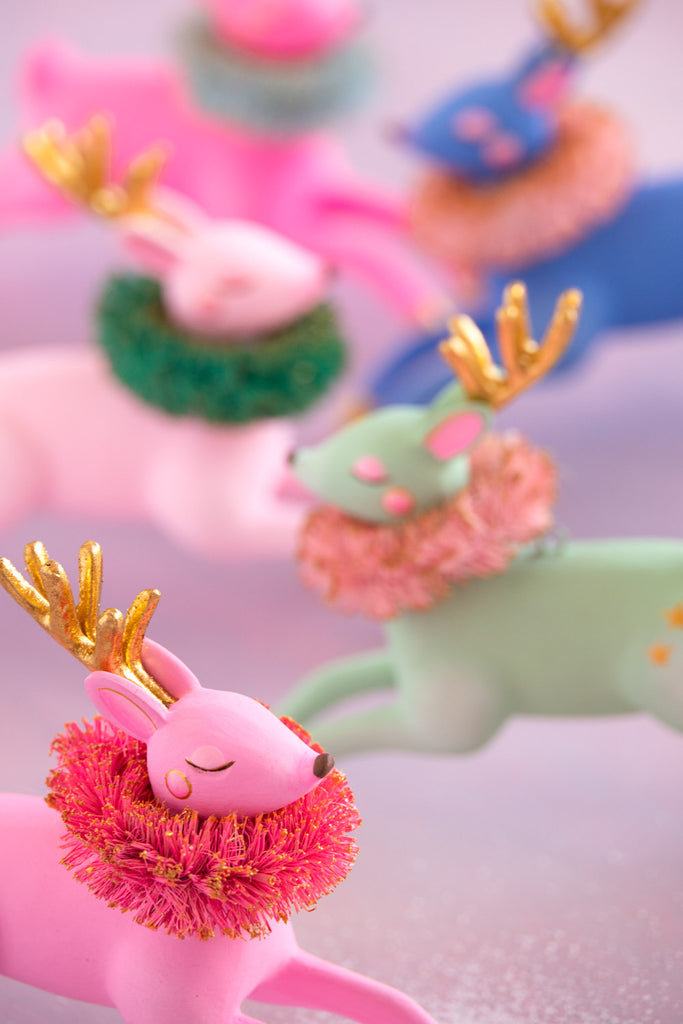 Rainbow Papa's Reindeer Ornament