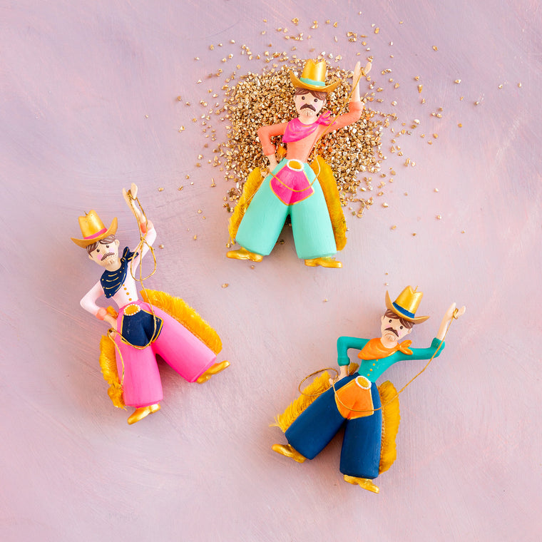Pinky Pete the Cowboy Ornament