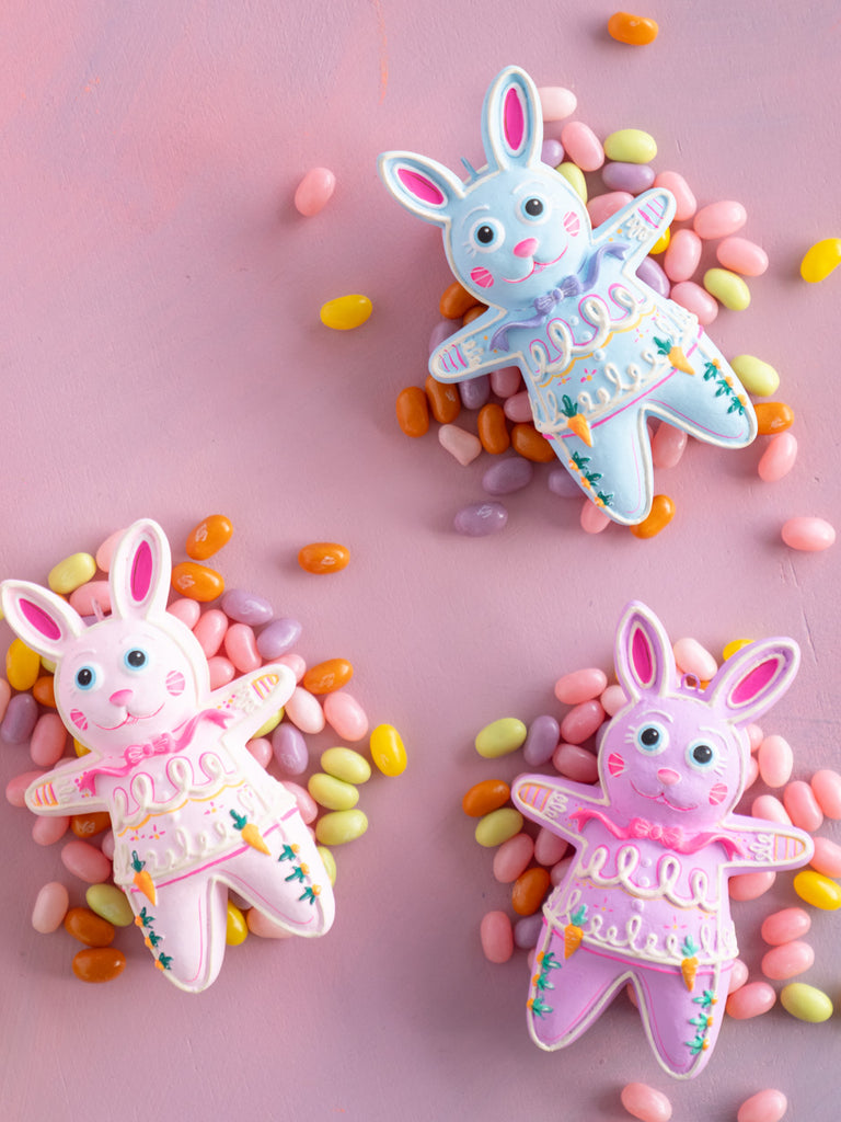 Coco Cottontail Pastel Bunny Ornament