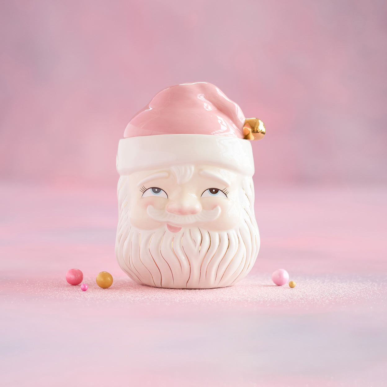 Papa Noel Cookie Jar - Glitterville Studios