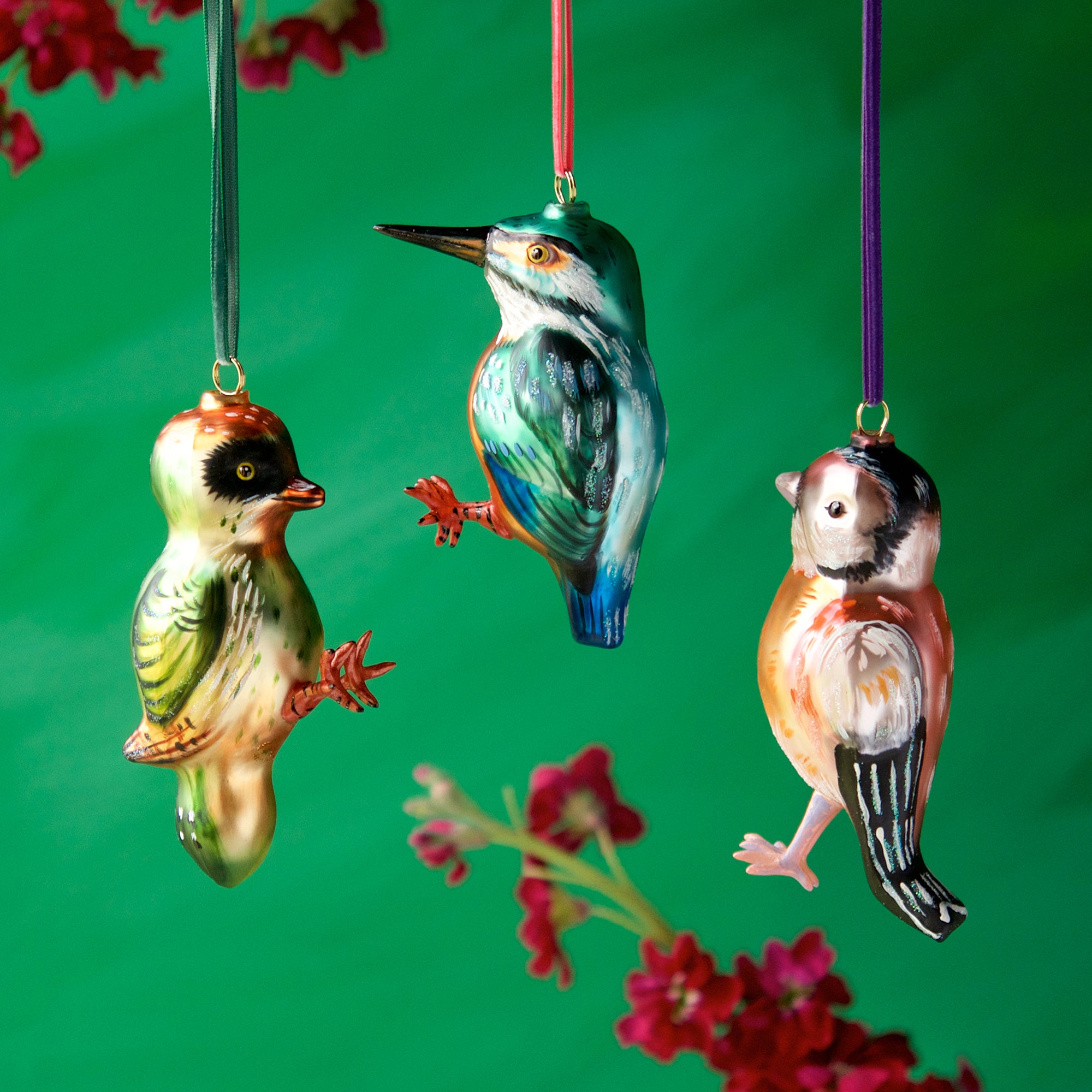 Glitterville Nathalie Lete Woodland Animal Ornaments