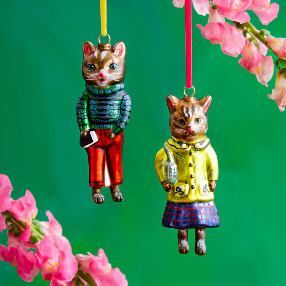 Nathalie Lété Cat Couture Ornaments