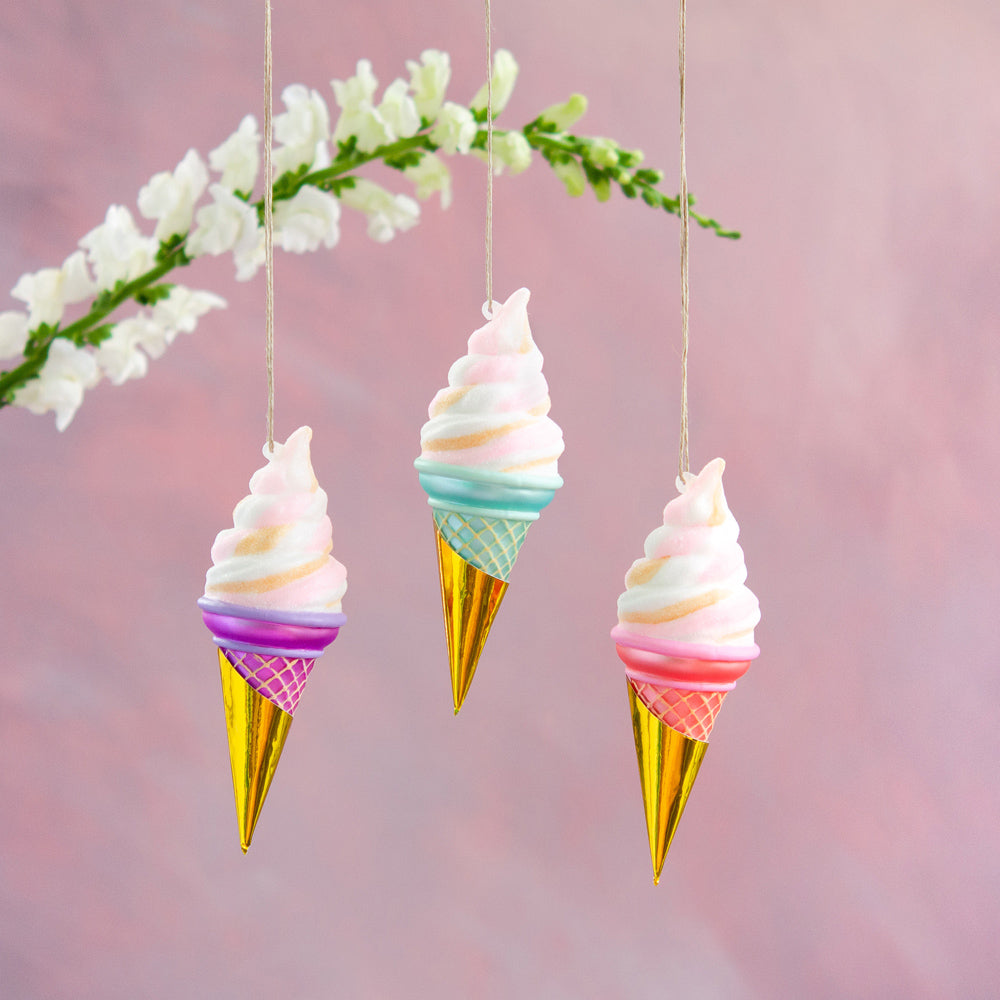Cone of Tasty Twirls Ornament