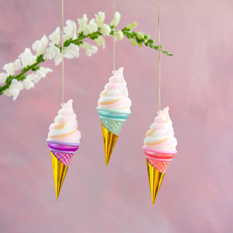 Cone of Tasty Twirls Ornament